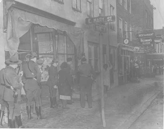 1948 Market St. Massacre; Photo courtesy of John Fusco