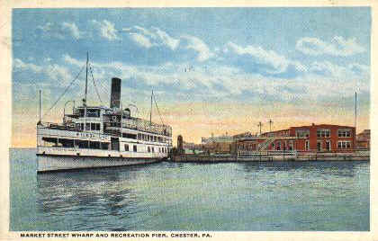 Wilson Line at Market Street Wharf and Recreation Pier, Chester, PA