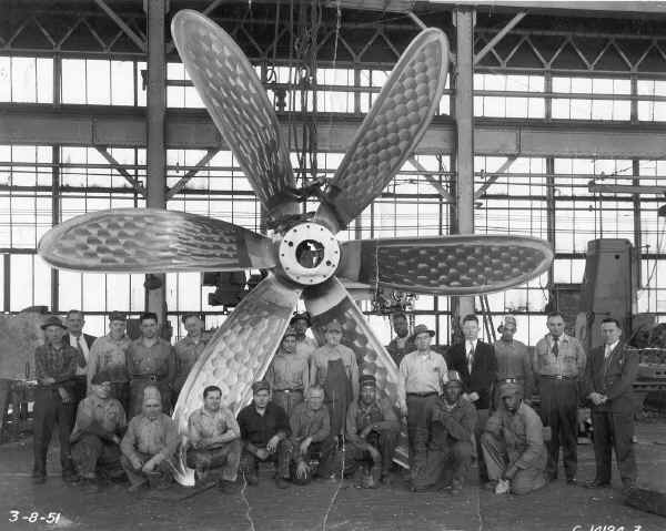 Baldwin Propeller Shop, March 8, 1951; Photo courtesy of Bob Felix