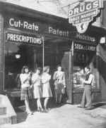 Bullock's Pharmacy from the CHS 1945 Annual; Photo courtesy of Margaret Minner Turner