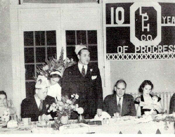 Left, Mr. and Mrs. Charles D. Hummer and right, Mr. and Mrs. John Green; Photo from The Delaware County Advocate, October 1940