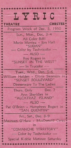 Lyric Theatre Program; Courtesy of Barbara Usavage Montello