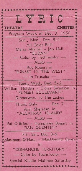 Lyric Theatre Program; Courtesy of Barbara Usavage Montello