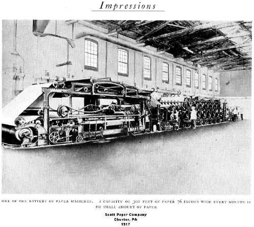 (c) Scott Paper Co. 1917 Paper Machine.jpg (239097 bytes)
