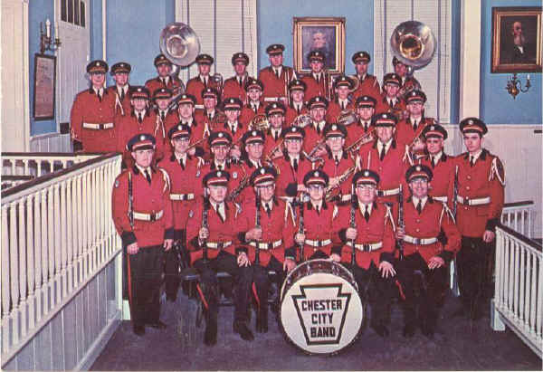 Chester City Band 1960's; Photo courtesy of Maria Zangari-Treesh