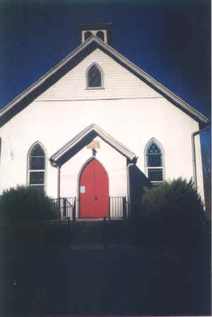 Crozerville United Methodist Church; Photo courtesy of The Rev. Dorothy M. Field, Pastor, August 2001