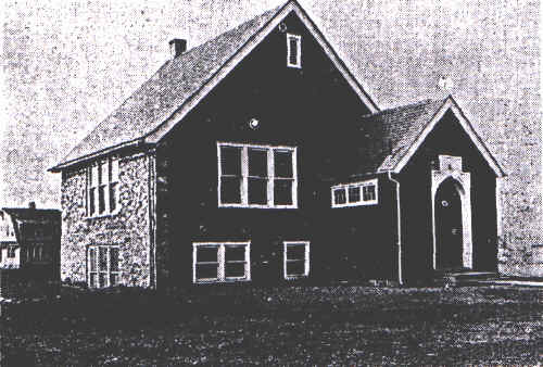 Original Parkside Methodist Church c. 1921; Photo courtesy of Ralph L. Hall