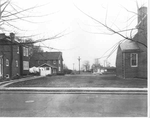 First Presbyterian Church, Edgmont Ave., before the construction of Lindsay Hall; Photo courtesy of Ralph L. Hall