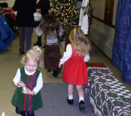 St. Nicholas' Pageant, Holy Ghost Ukrainian Catholic Church, December 2005; Photo courtesy of Mary E. Rivera