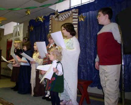 St. Nicholas' Pageant, Holy Ghost Ukrainian Catholic Church, December 2005; Photo courtesy of Mary E. Rivera