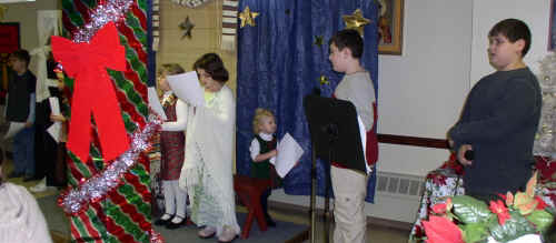 St. Nicholas' Pageant, Holy Ghost Ukrainian Catholic Church, December 2005; Photo courtesy of Mary E. Rivera