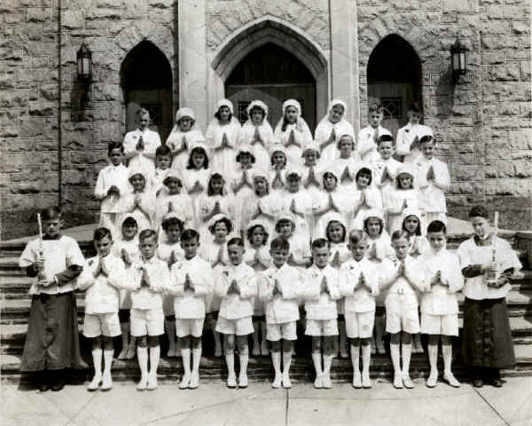 First Communion 1944-45; Photo courtesy of Jack Ralston