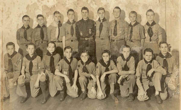 Troop 6, First Presbyterian Church c. 1945; Photo courtesy of Harry Vercoe