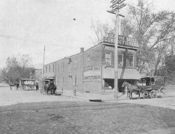 Deakyne Bros. Wholesale Confectioners; from Souvenir History of Chester, PA courtesy of Terry Redden Peters