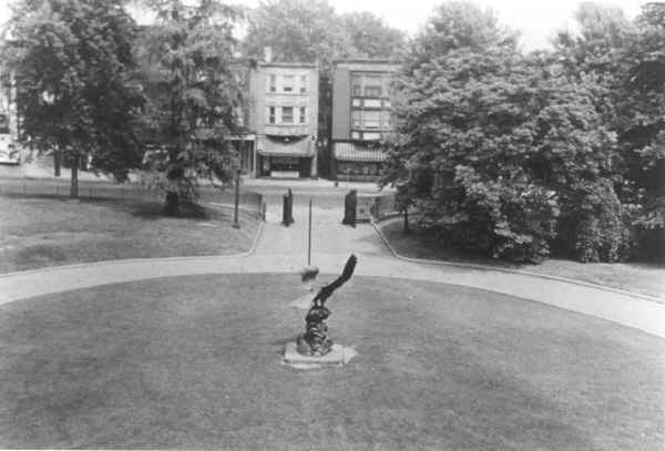 View from the Deshong Mansion across Edgmont Avenue