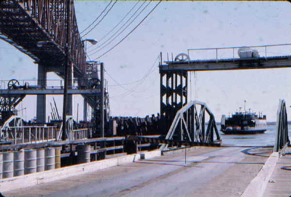 Chester-Bridgeport Ferry - April 5, 1973; Photo courtesy of Bill Folger, Media, PA