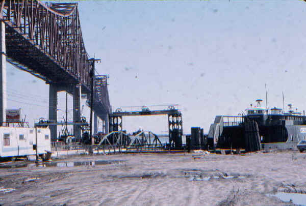 Ferry Slip - Bridgeport Ferry - 1973; Photo courtesy of Bill Folger, Media, PA