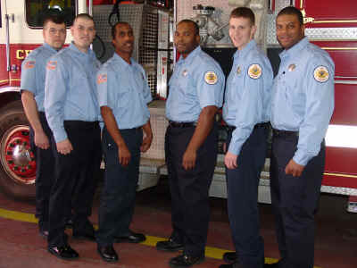 Class of 2007: Pictured from Left to right are: Jonathan Ley, Gordon D Pippin, Herbert Rice, Clifford Scranton, Kevin Quinn, Trevor Thomas; Photo courtesy of Gordon D Pippin