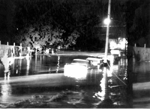 Eyre Park Flood, September 1971; Photo courtesy of Tom Dewey