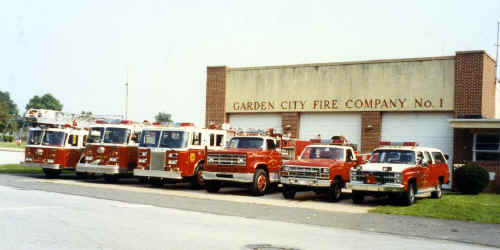 Garden City F.C. Appartus, 9-2-90; Photo courtesy of William H. Crystle, 3rd