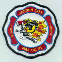 Garden City new uniform patch; courtesy of William H. Crystle, 3rd