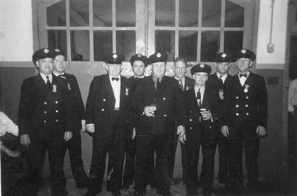 Hanley Hose Firemen c. 1940's or 50's; Photo courtesy of Terry Redden Peters