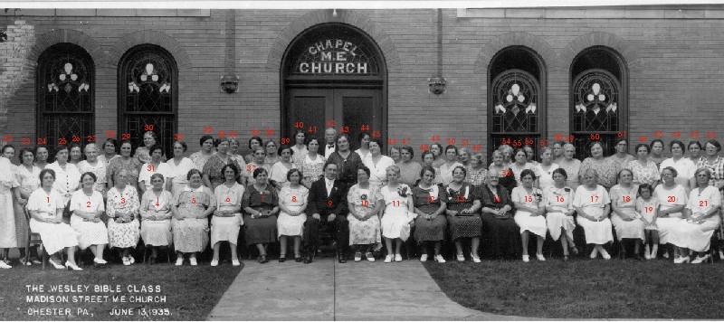 Madison St. ME Church: "The Wesley Bible Class": June 1935