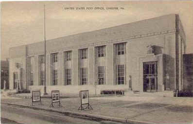 "New" Chester Post Office, dedicated August 28, 1937