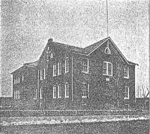 Langston Public School;  Photo from Home Directory of the Colored People of Chester, 1906 compiled by Lawrence L. Barrett & C. I. Wilson. The photographs in the book were taken by Mr. H. E. Williams, 210 E Broad St., Chester.