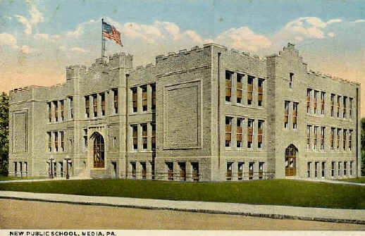 Media High School; Photo courtesy of Harvey S. Martin, Class of 1949