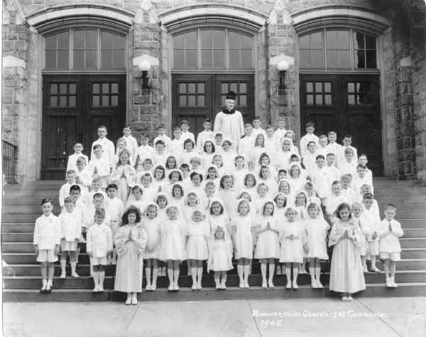 Resurrection Church, 1st Communion 1945; Photo courtesy of Jack Ralston