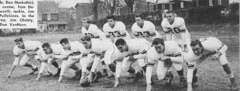 St. James Football 1954; Photo courtesy of Vince Casciato