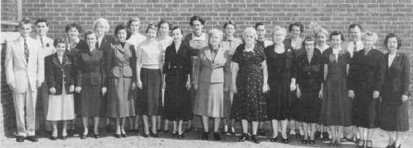 William Penn faculty; Photo from the school's dedication program book courtesy of Bob Vaughan