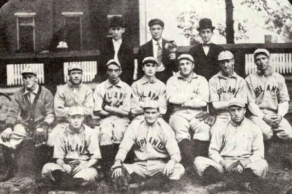 UPLAND BASEBALL TEAM; Photo from The Delaware County Advocate, April 1942