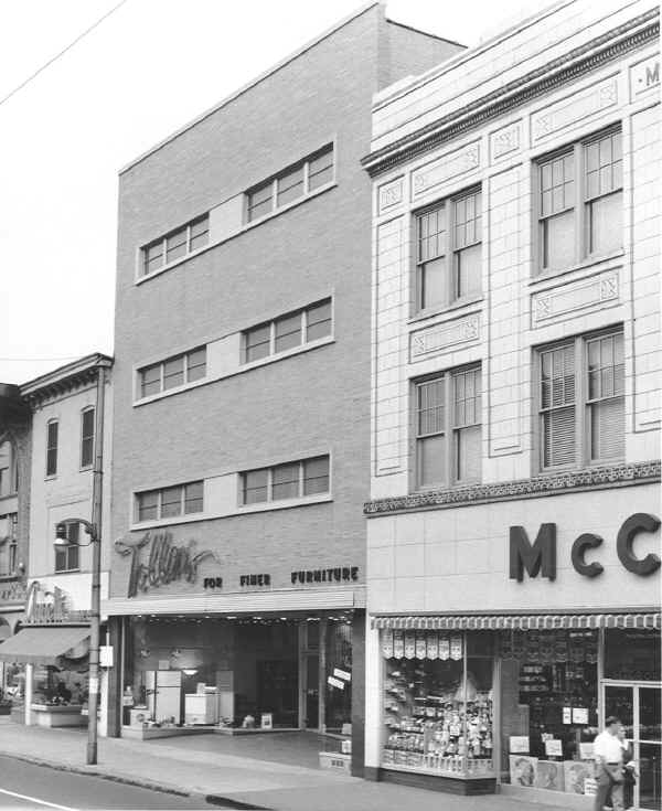 Tollins Furniture Store; Photo courtesy of Mr. Jack Swerman, AIA