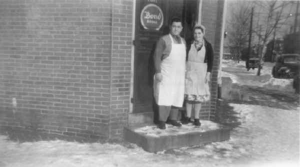 Frank's Market c. 1945; Photo courtesy of Dorothy (Trush) Suda