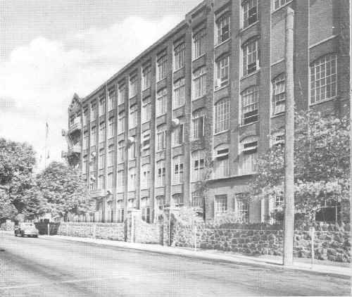 Home of Chemical Research Department, Marcus Hook, PA, October 1950; Photo from "Chemical Reseearch at American Viscose" courtesy of Betty-Jane Bennett Smith