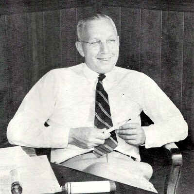 H. S. Darlington, President of A. H. Wirz, Inc.; from The Delaware County Advocate, October 1940
